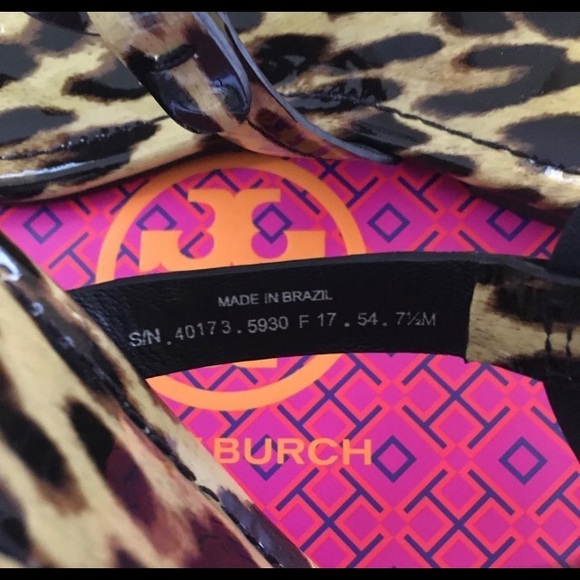 New Tory Burch Miller Leopard Sandals. - Picture 10 of 11